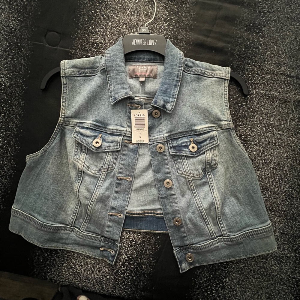 Torrid Blue Denim Vest